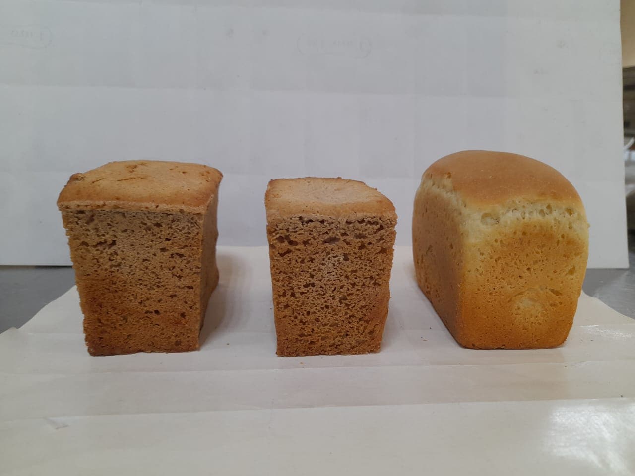 Three loaves of rye bread
